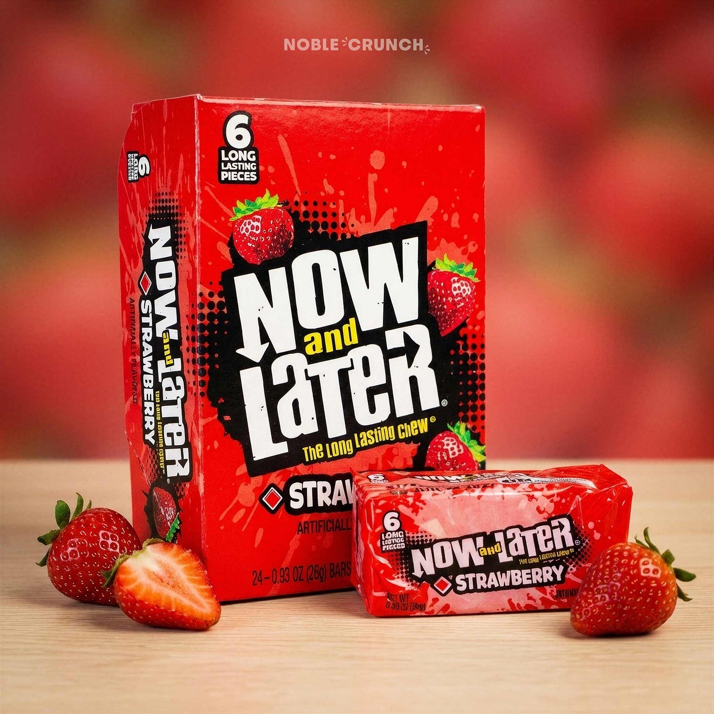 Now and Later Strawberry Candy 0.93oz