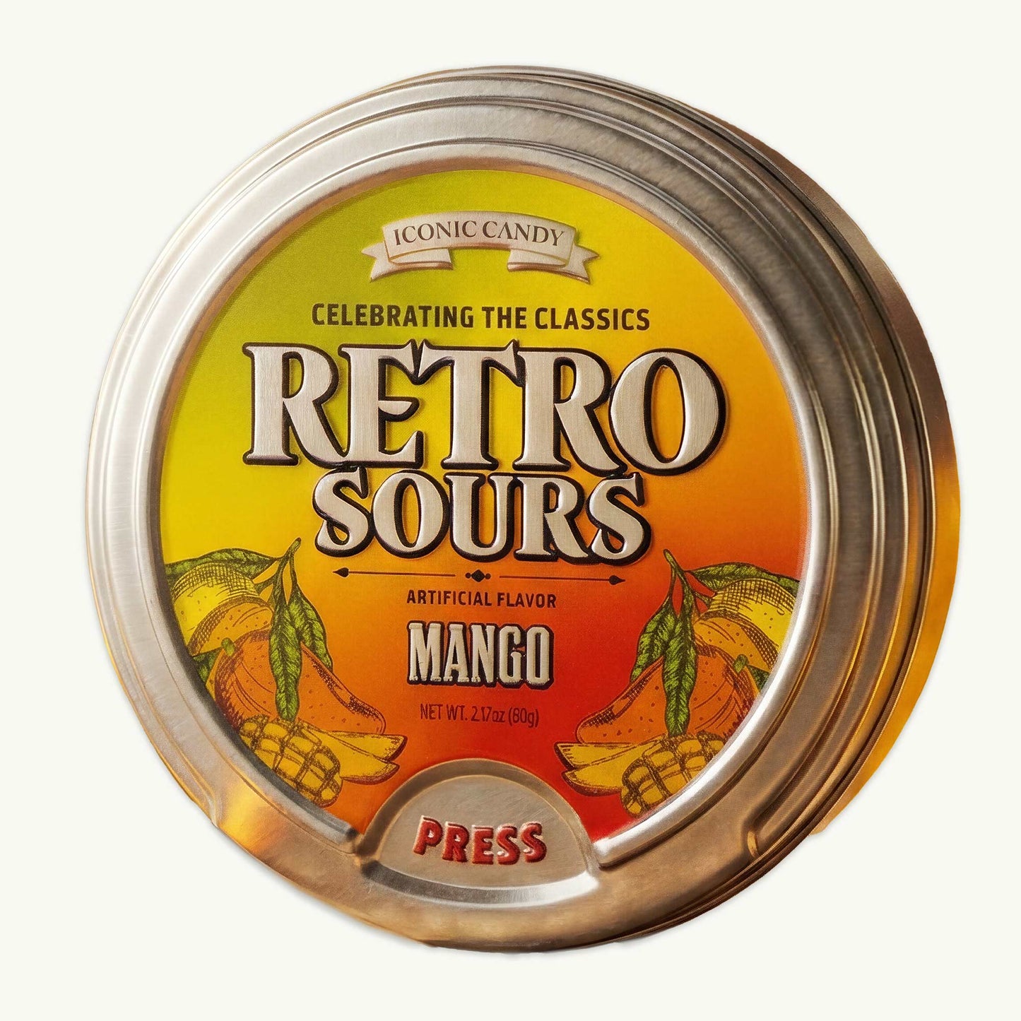Retro Sours Mango Candy 2.12oz