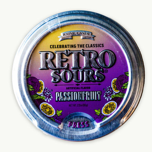 Retro Sours Passion Fruit Candy 2.12oz