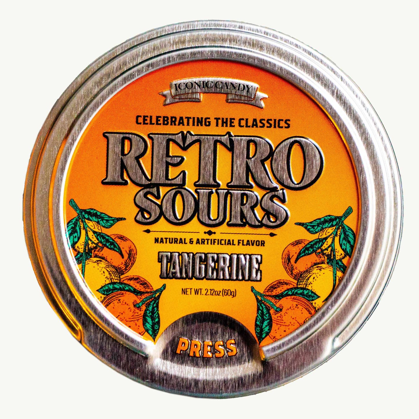 Retro Sours Tangerine Candy 2.12oz