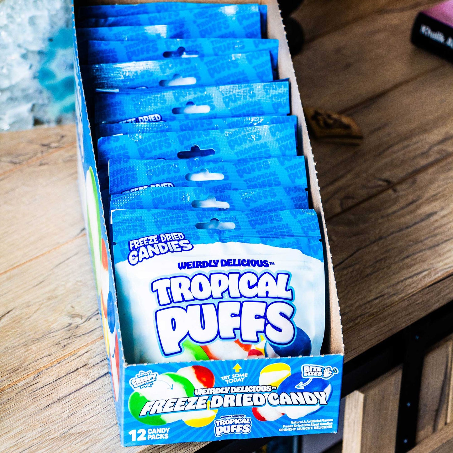 Primed Warrior Tropical Puffs Freeze Dried Candy 1.2oz