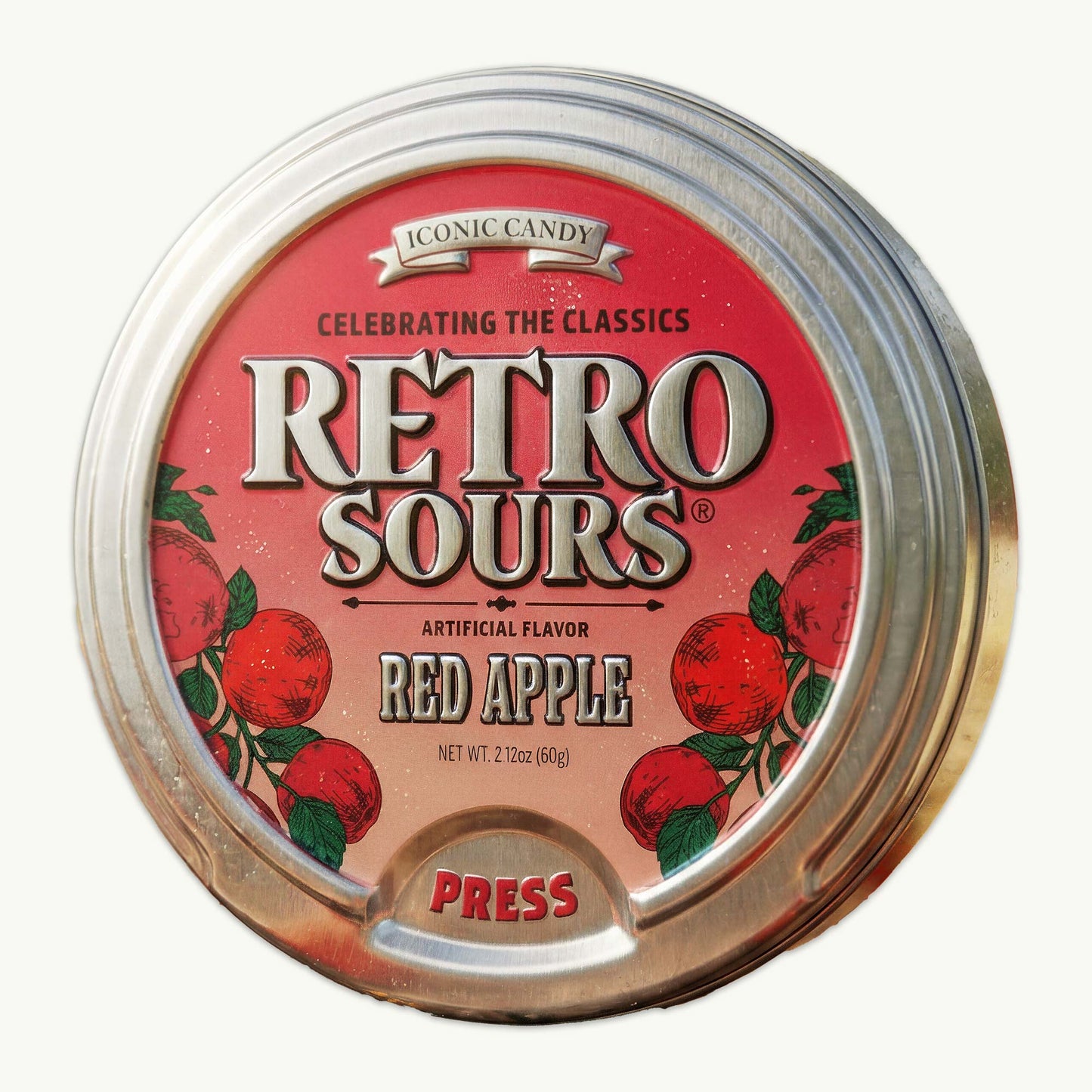 Retro Sours Red Apple Candy 2.12oz