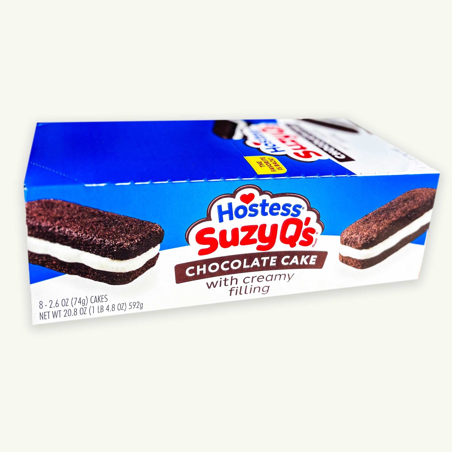 Hostess Suzy Q's Creme Filled Chocolate Cakes 2.6oz