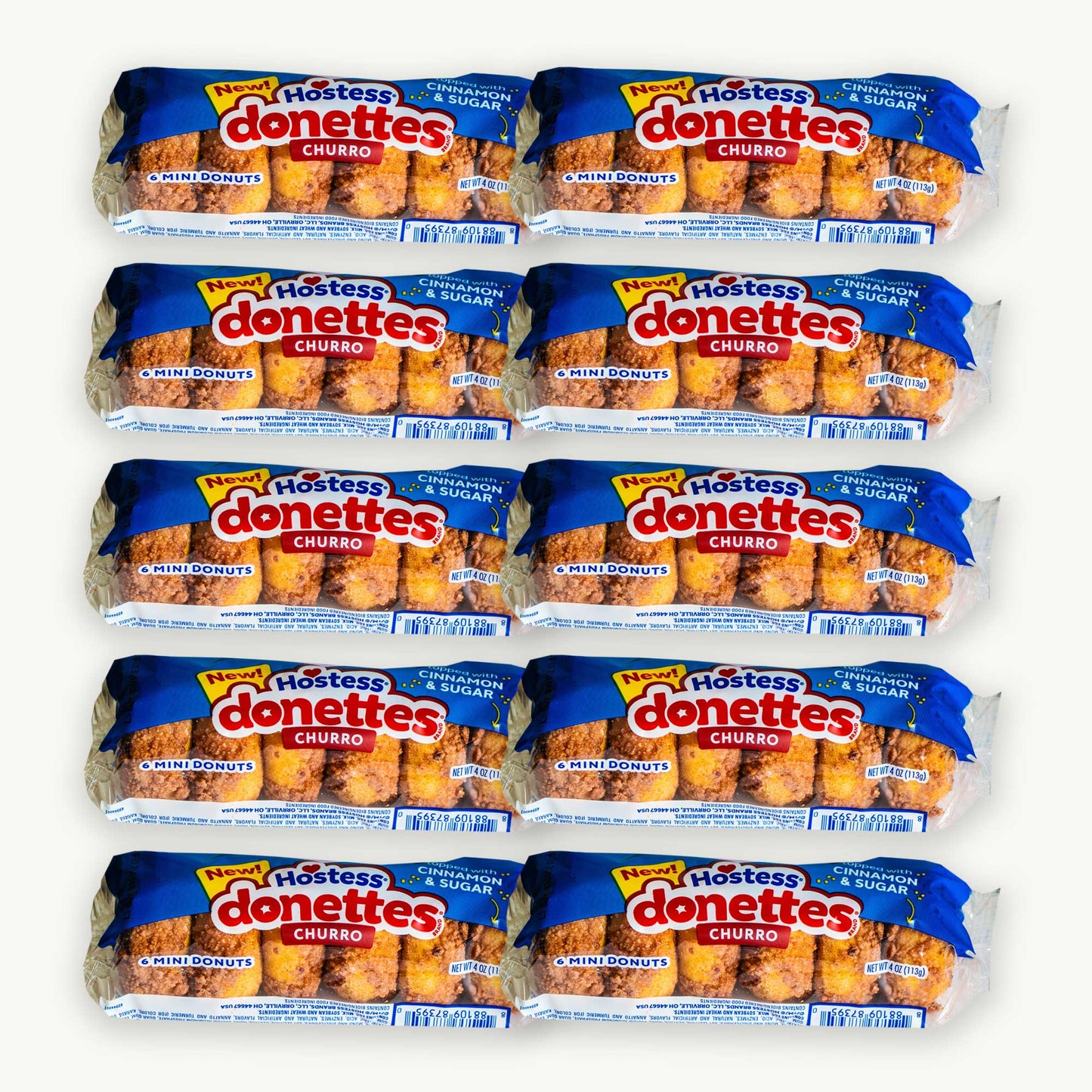 Hostess Churros Donettes Mini Donuts 4oz