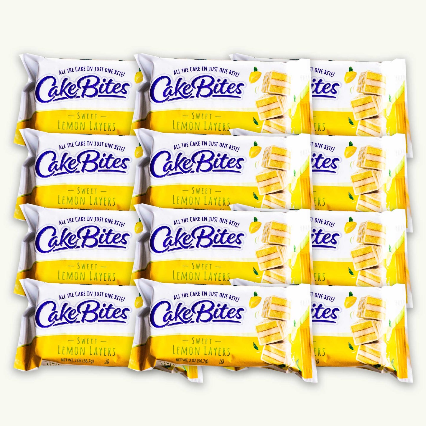 Cakebites Sweet Lemon Layers Cake Bites 2oz