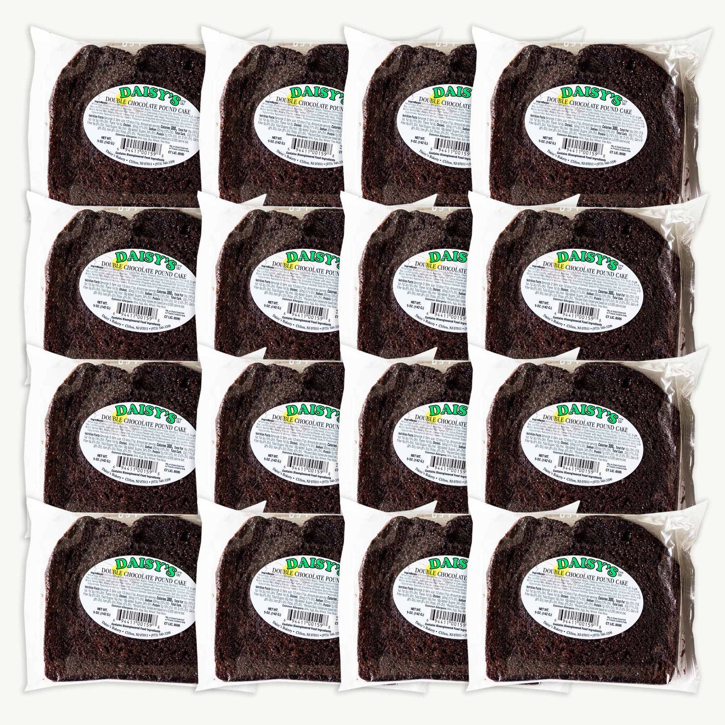 Daisy's Double Chocolate Pound Cake 5oz