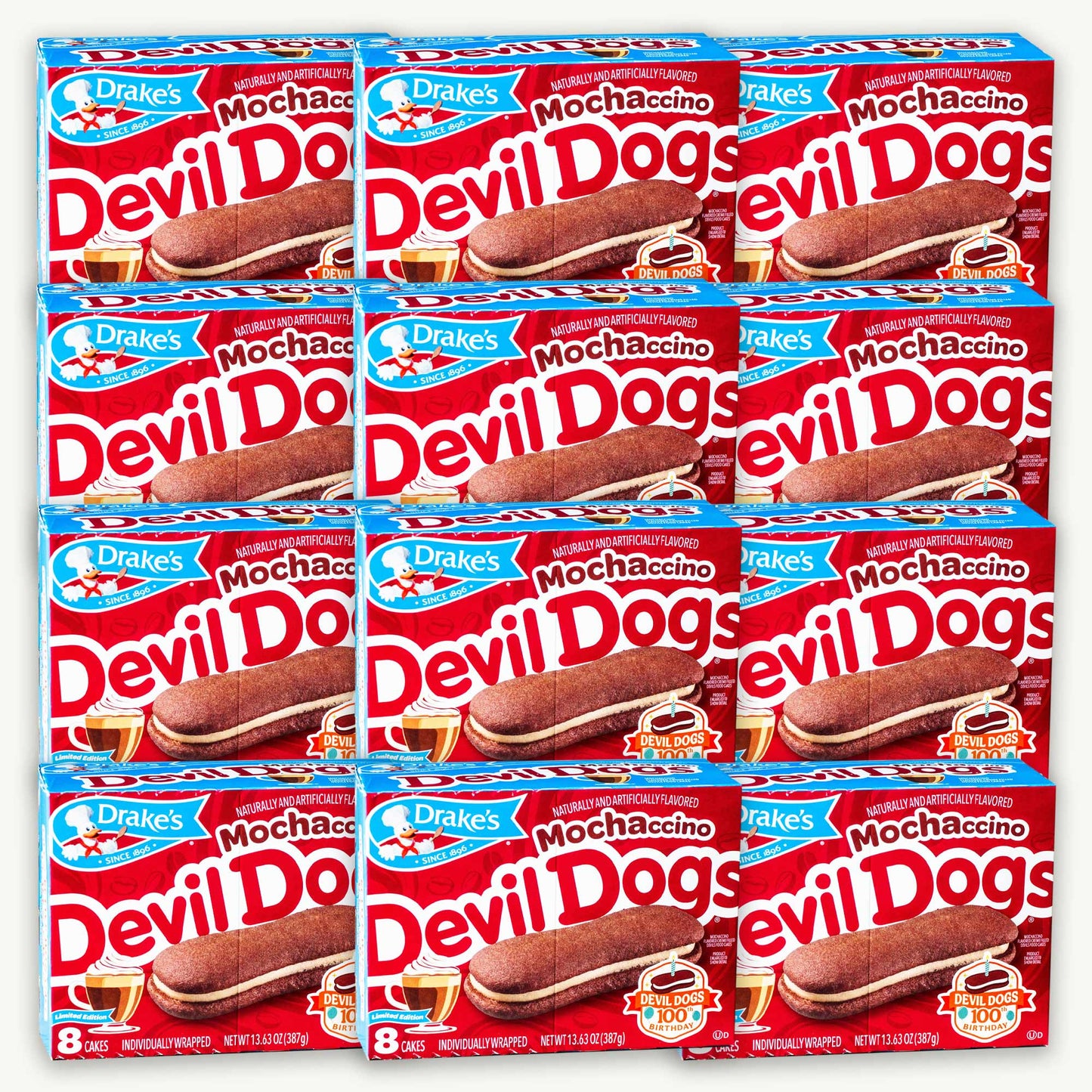 Drake's Devil Dogs Mochaccino 8ct 13.63oz