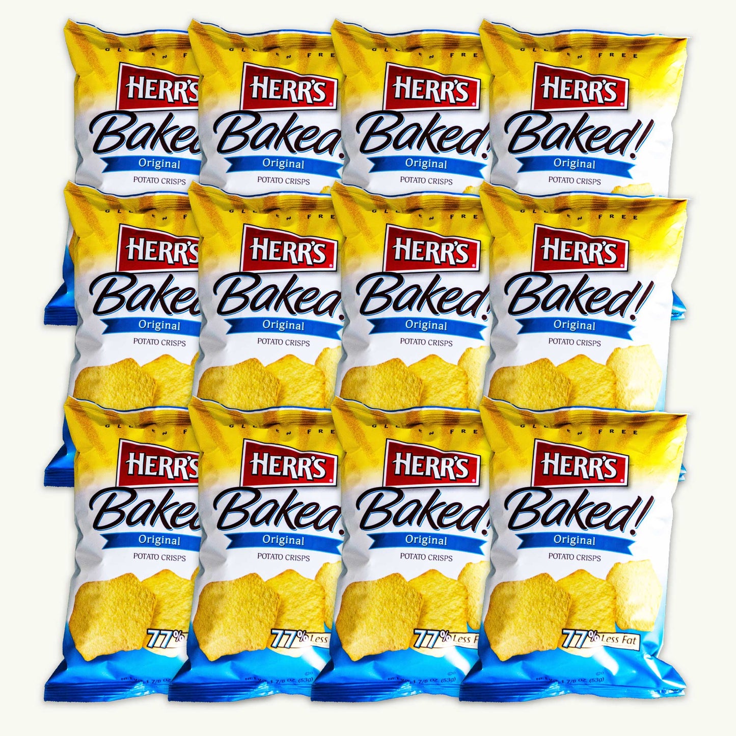 Herr's Original Less Fat Baked Potato Crisps 1.87oz
