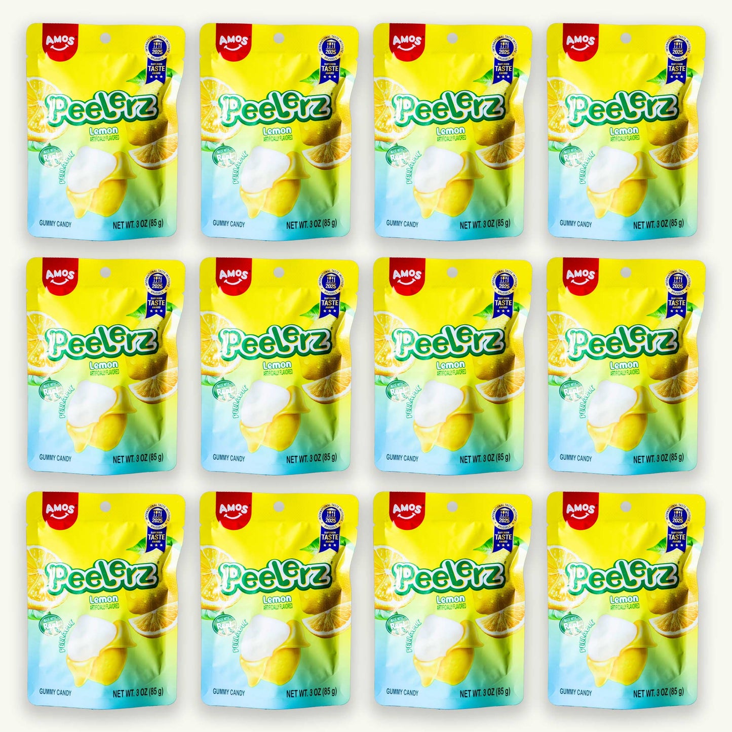 Peelerz Lemon Peelable Gummy Candy 3oz
