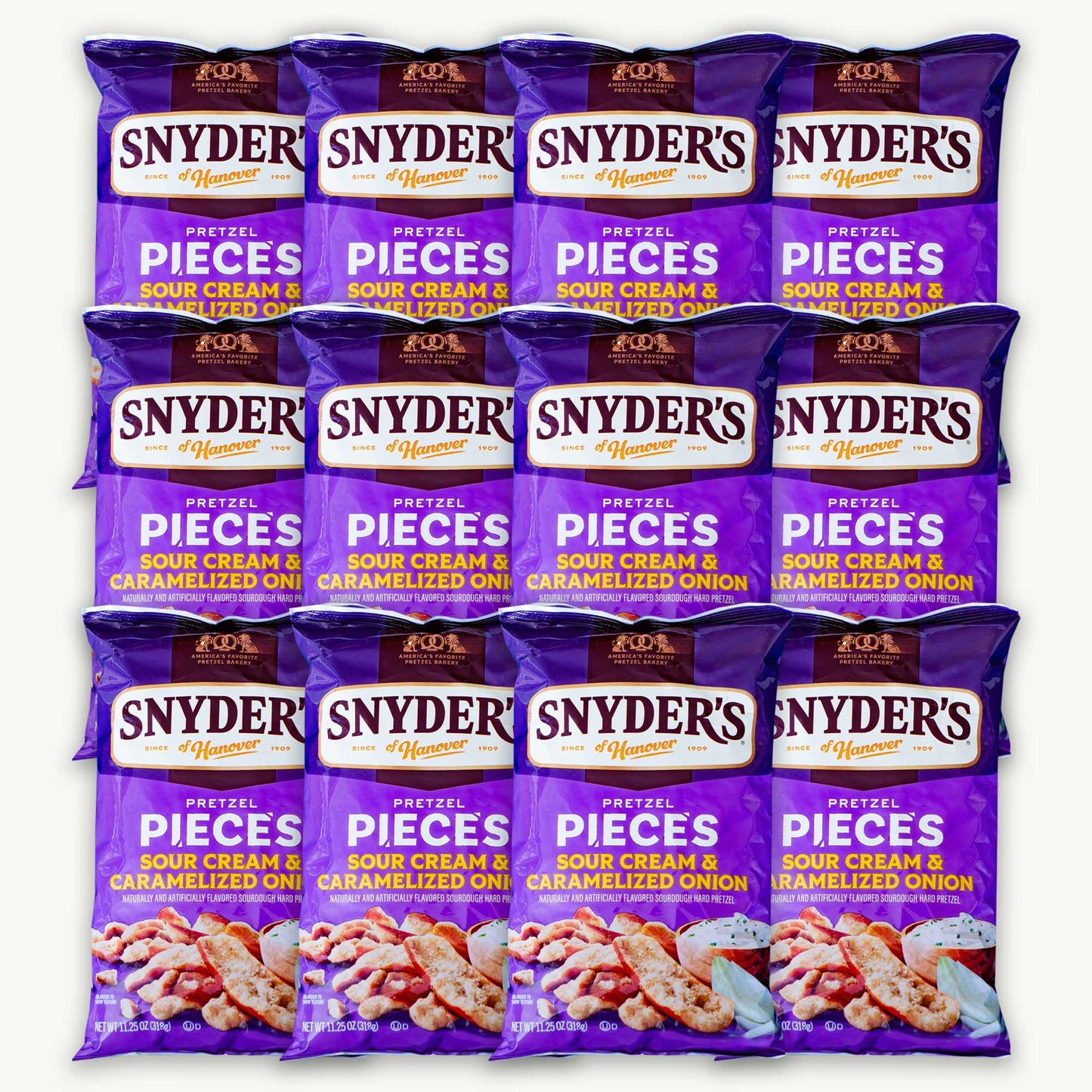 Snyder's Pieces Sour Cream Caramelized Onion 11.25oz