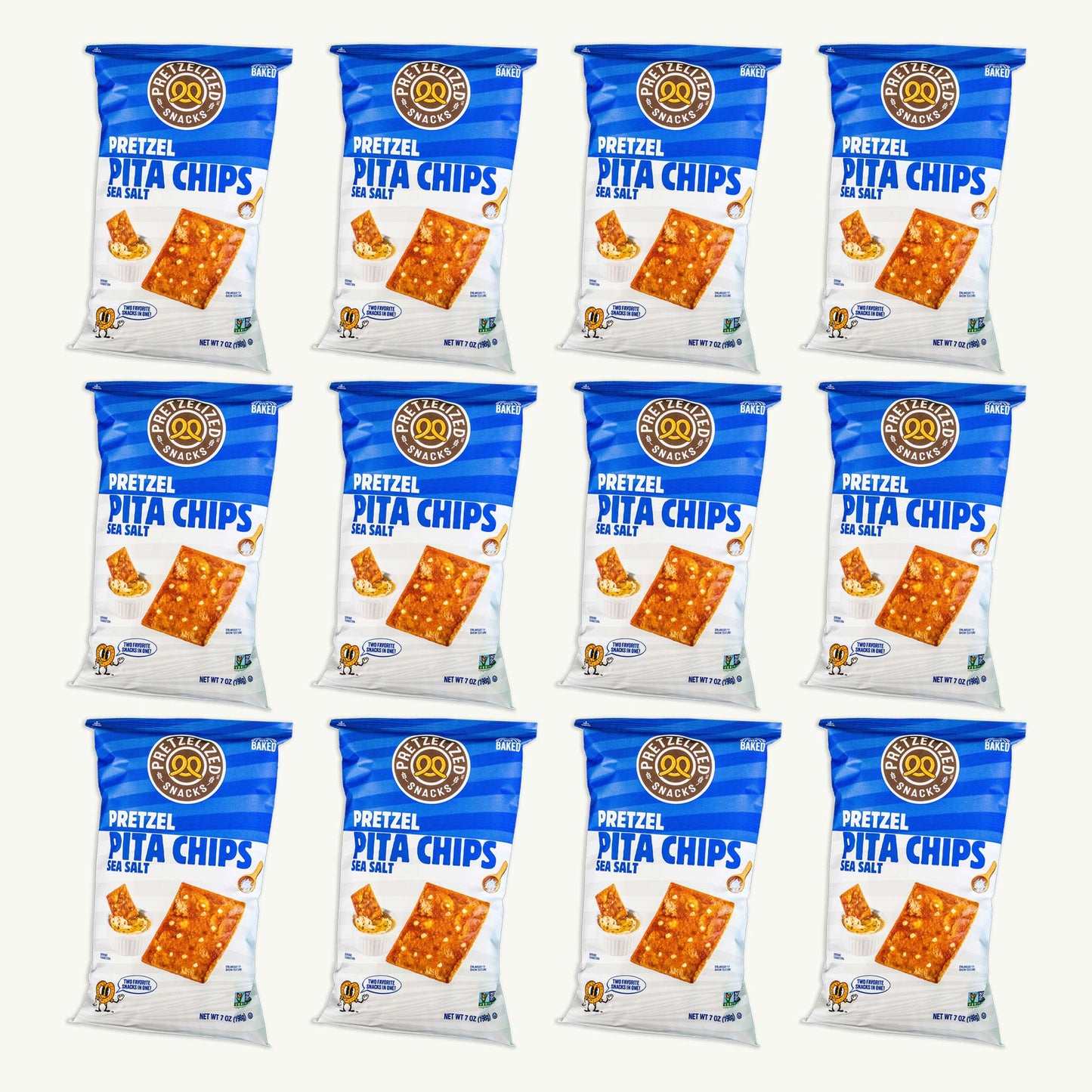 Pretzelized Sea Salt Pita Chips 7oz