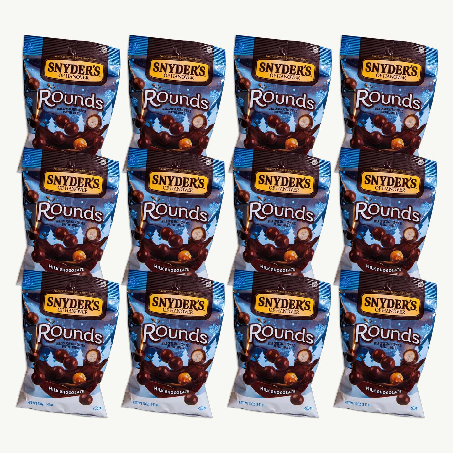 Snyder's Rounds Christmas Chocolate Covered Pretzel Balls 5oz