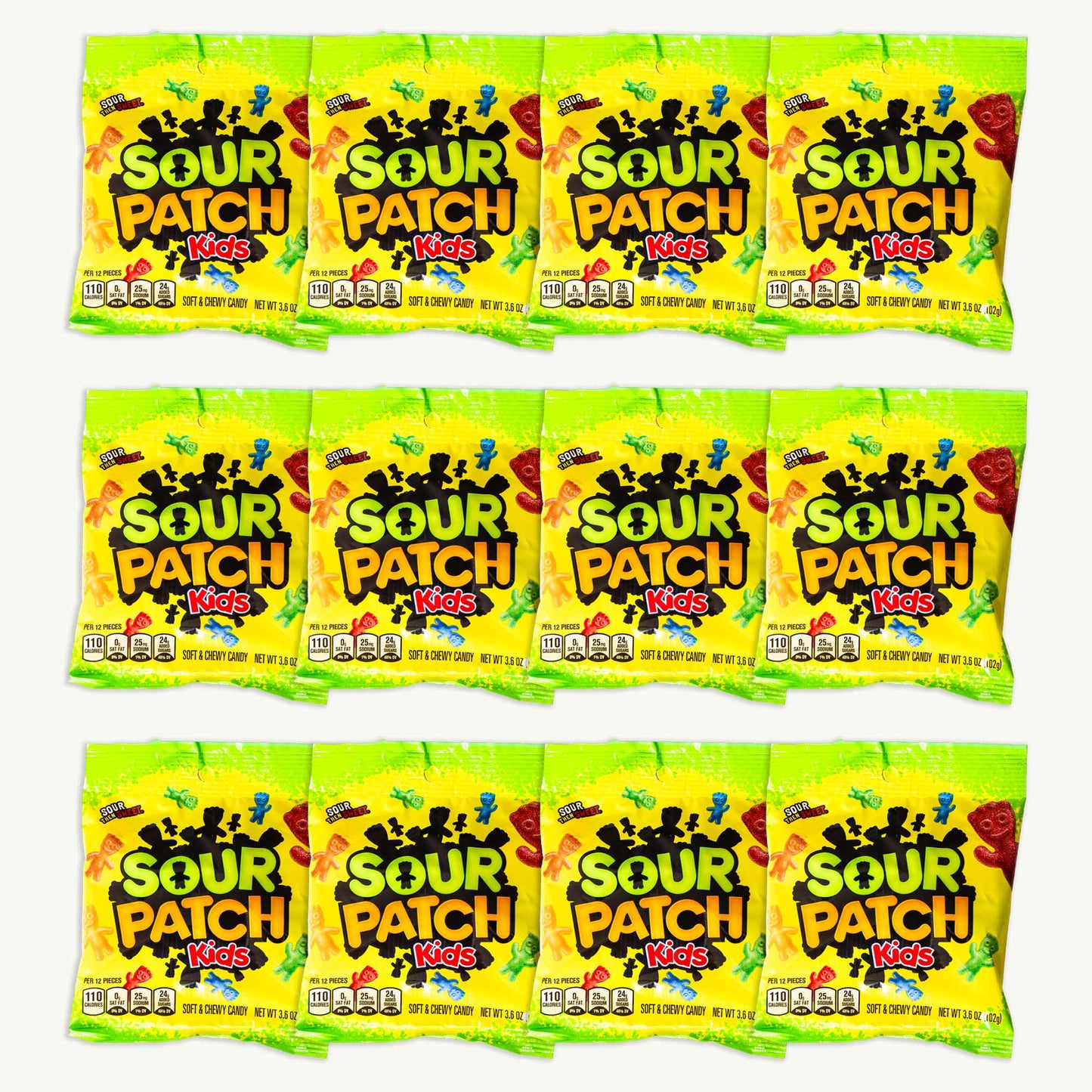 Sour Patch Kids Candy 3.6oz