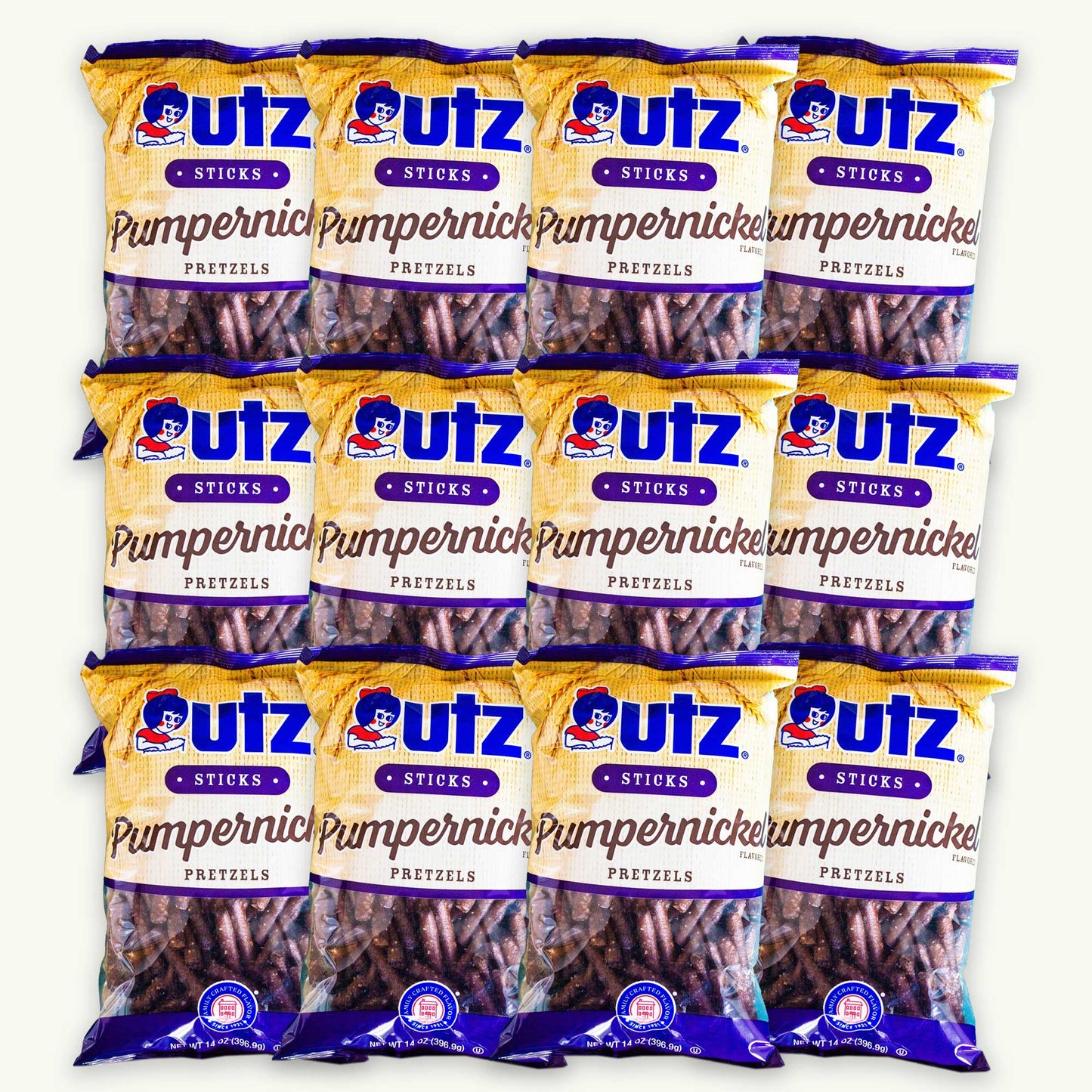 Utz Pumpernickel Pretzels 14oz