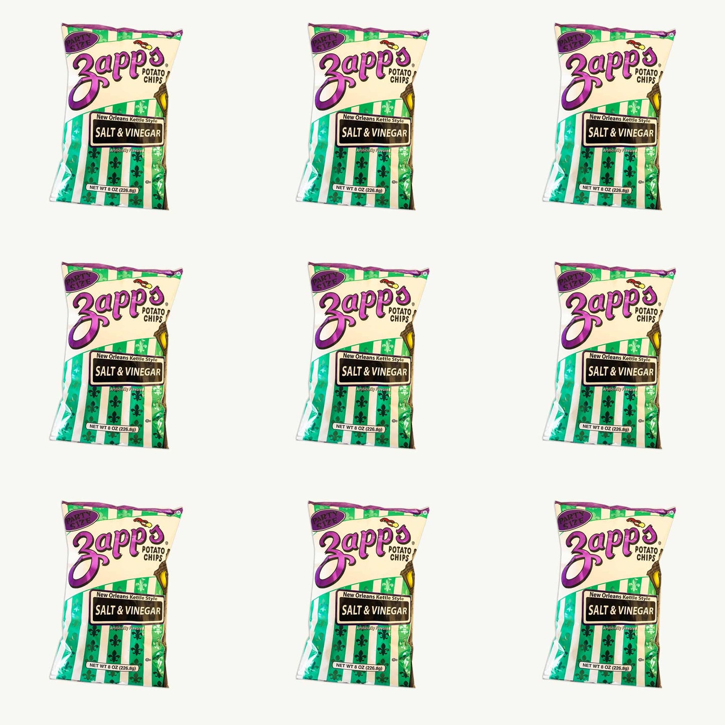 Zapp's Salt Vinegar Kettle Potato Chips 8oz