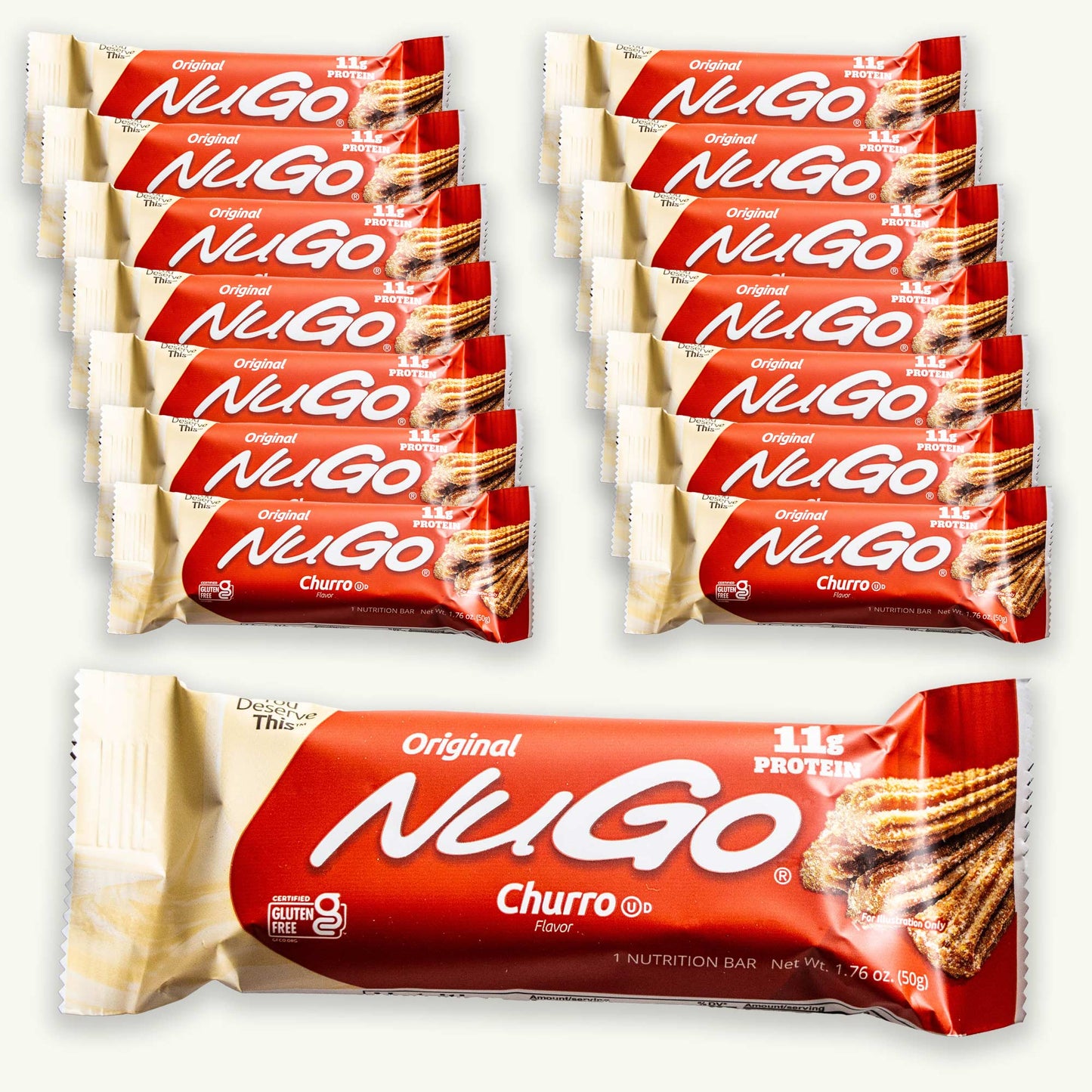 NuGo Nutrition Churro Protein Bar