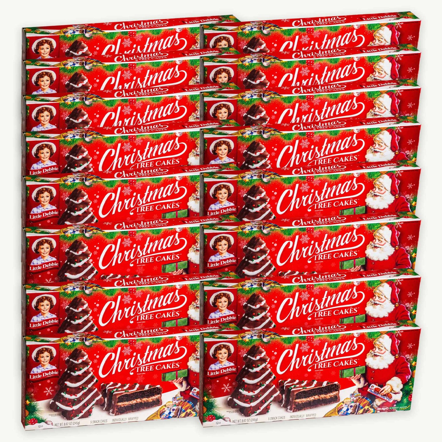 Little Debbie Chocolate Christmas Tree Cakes  5ct 8.62oz