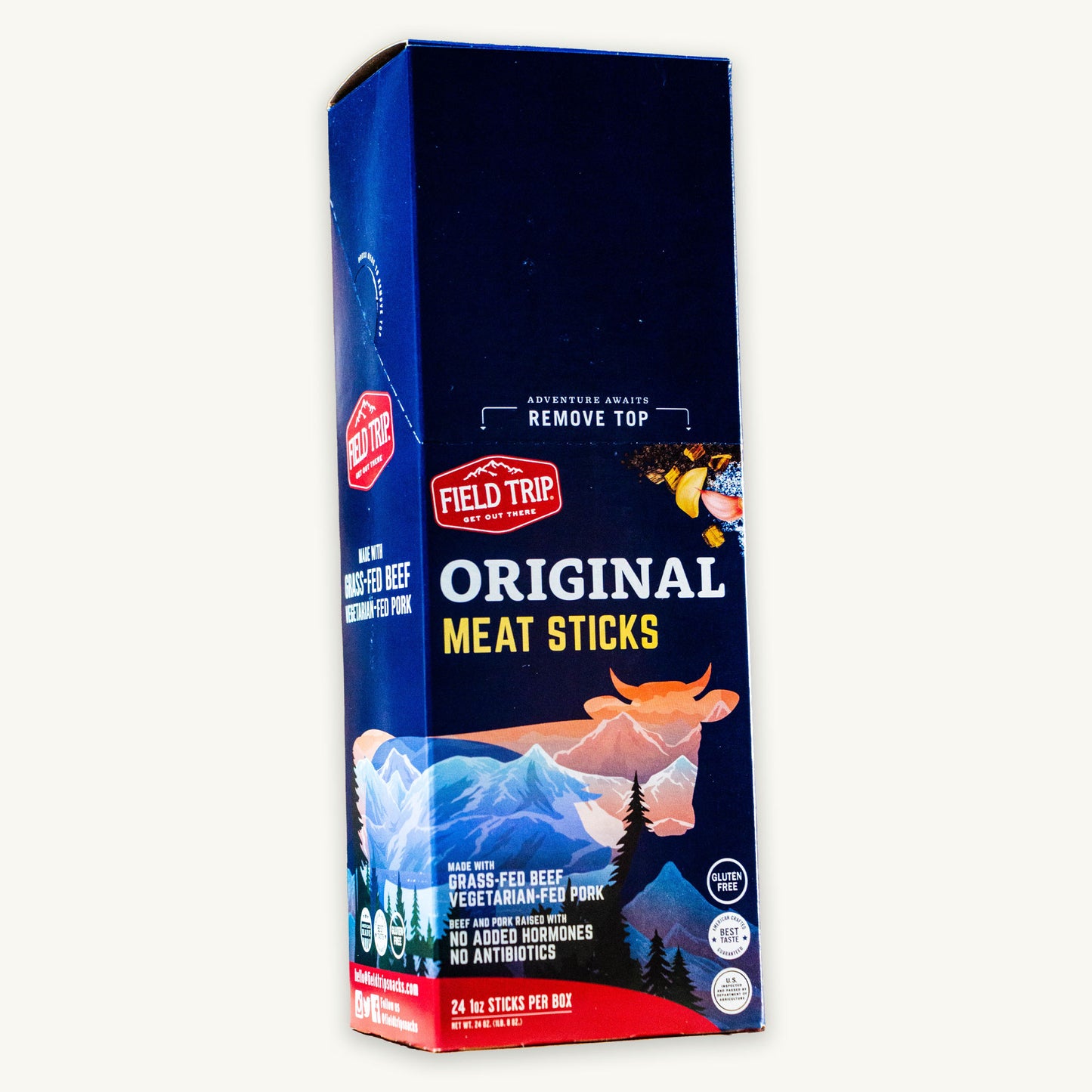 Field Trip Original Meat Stick Grass-Fed Beef Vegetarian-Fed Pork 1oz