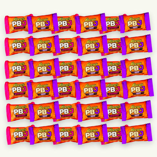 Reese's PB&J Grape Strawberry Assorted Flavors Peanut Butter Cups - 0.5oz, 36 Pack