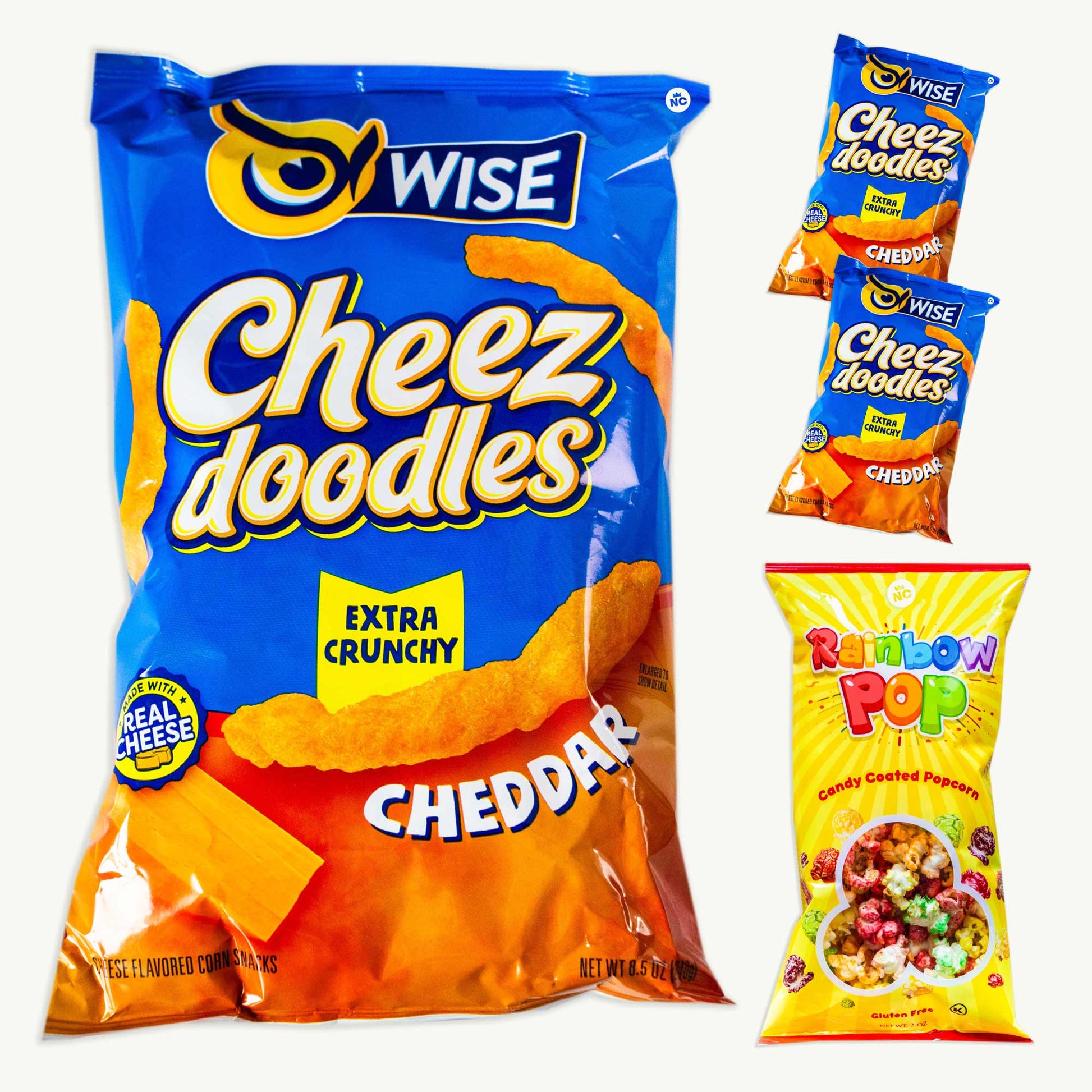 Wise Cheese Doodles Extra Crunchy