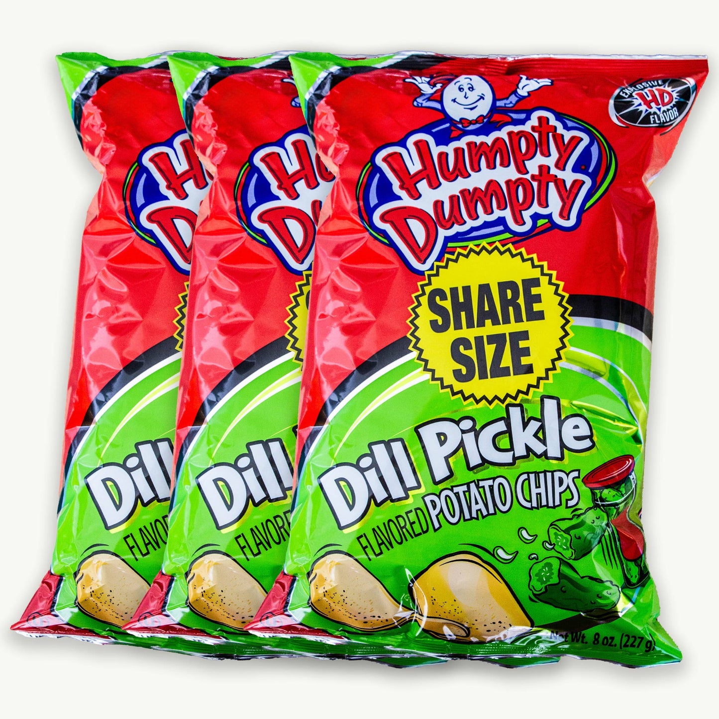 Humpty Dumpty Dill Pickle Potato Chips 8oz
