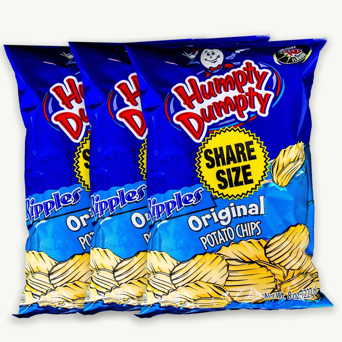 Humpty Dumpty Ripples Original Potato Chips 8oz