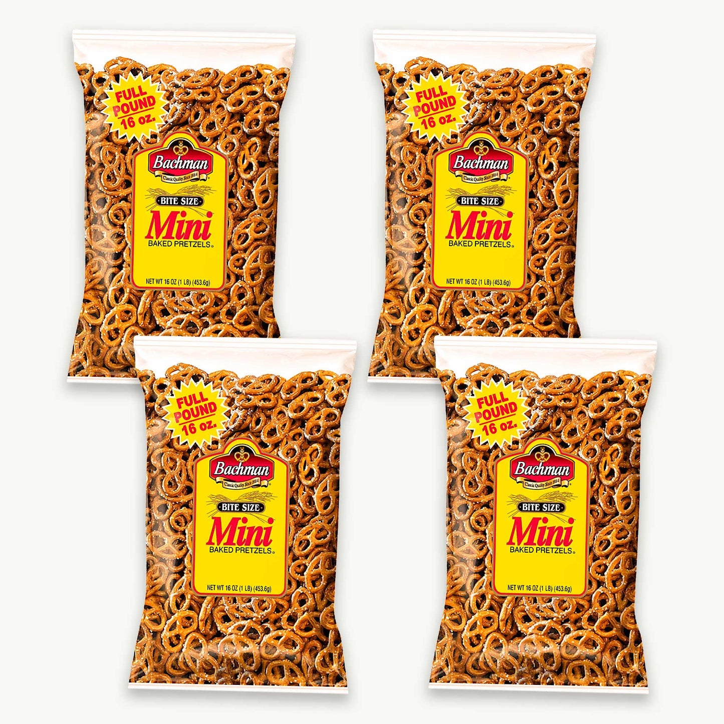 Bachman Bite Size Mini Baked Pretzels 16oz