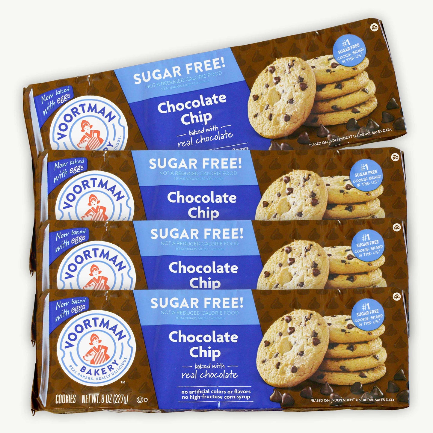 Voortman Sugar Free Chocolate Chip Cookies 8oz