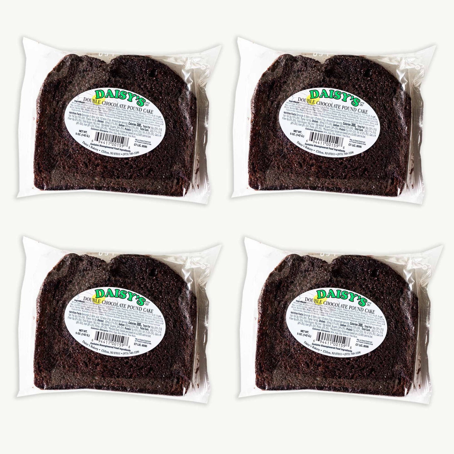 Daisy's Double Chocolate Pound Cake 5oz