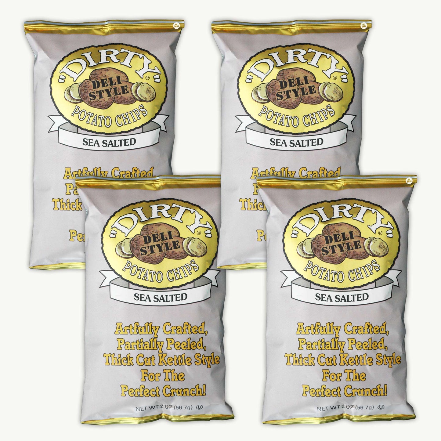 Dirty Sea Salted Potato Chips 2oz