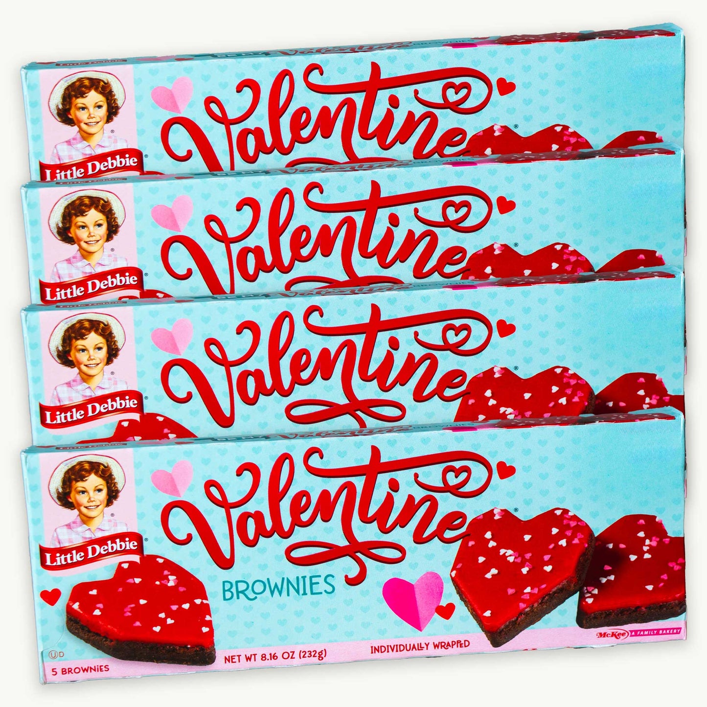Little Debbie Valentine Brownies 5ct 8.16oz