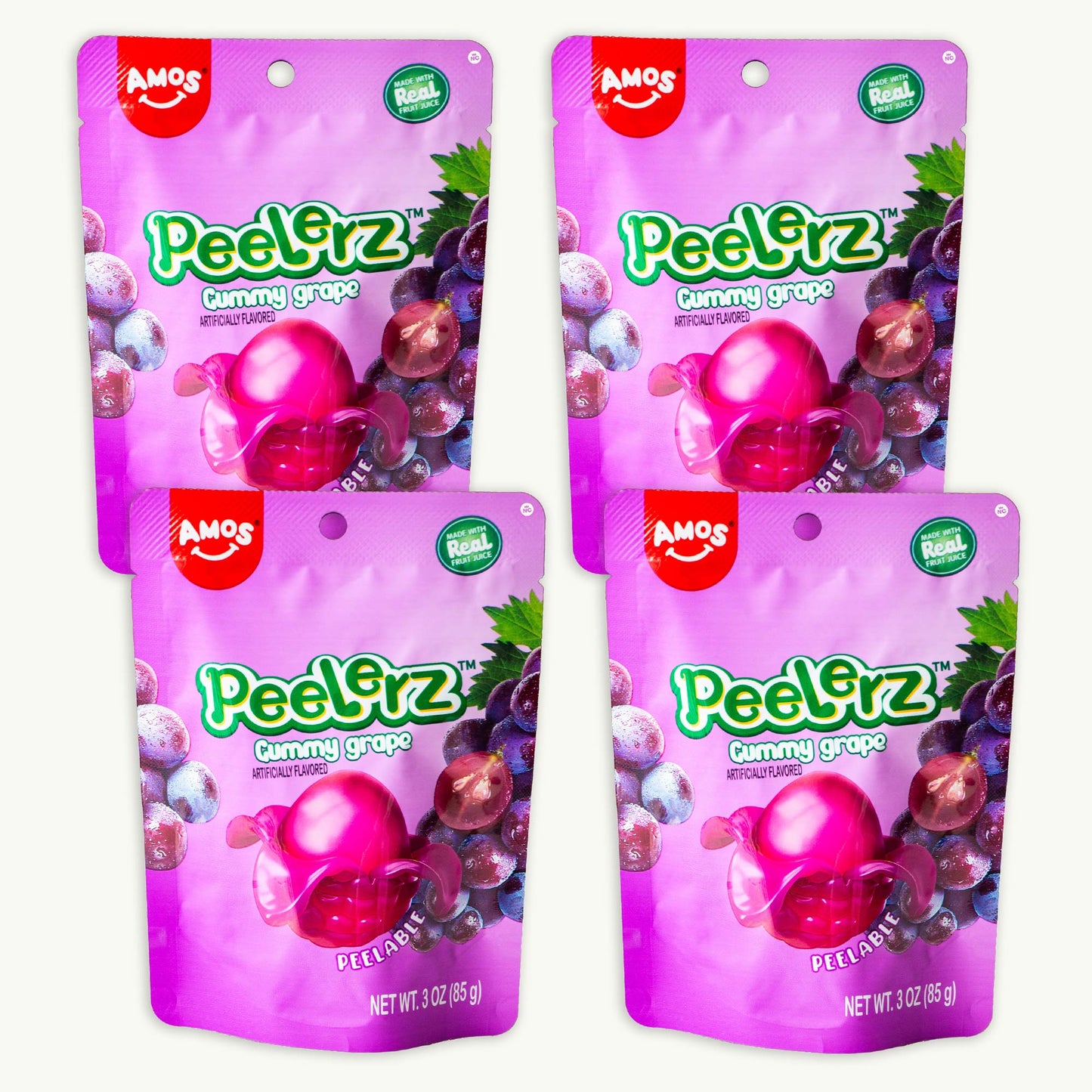 Peelerz Grape Peelable Gummy Candy 3oz
