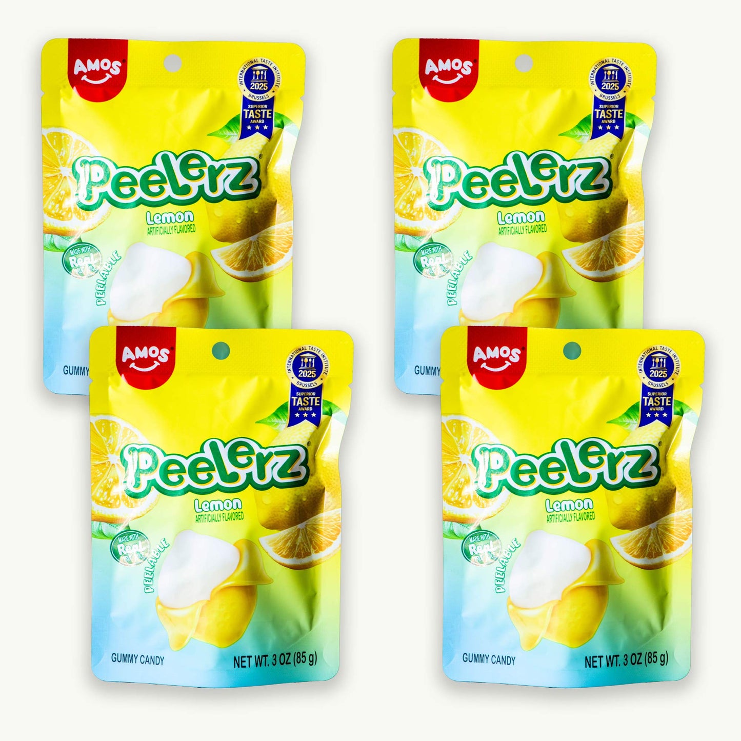 Peelerz Lemon Peelable Gummy Candy 3oz