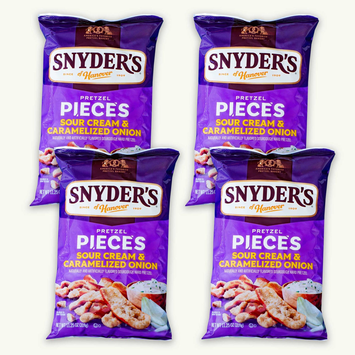Snyder's Pieces Sour Cream Caramelized Onion 11.25oz