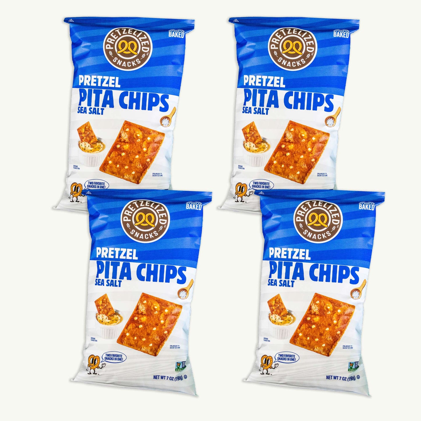 Pretzelized Sea Salt Pita Chips 7oz