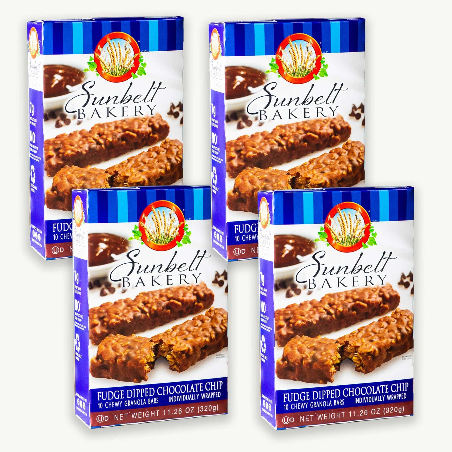 Sunbelt Bakery Fudge Dipped Chocolate Chip Granola Bar 11.26oz