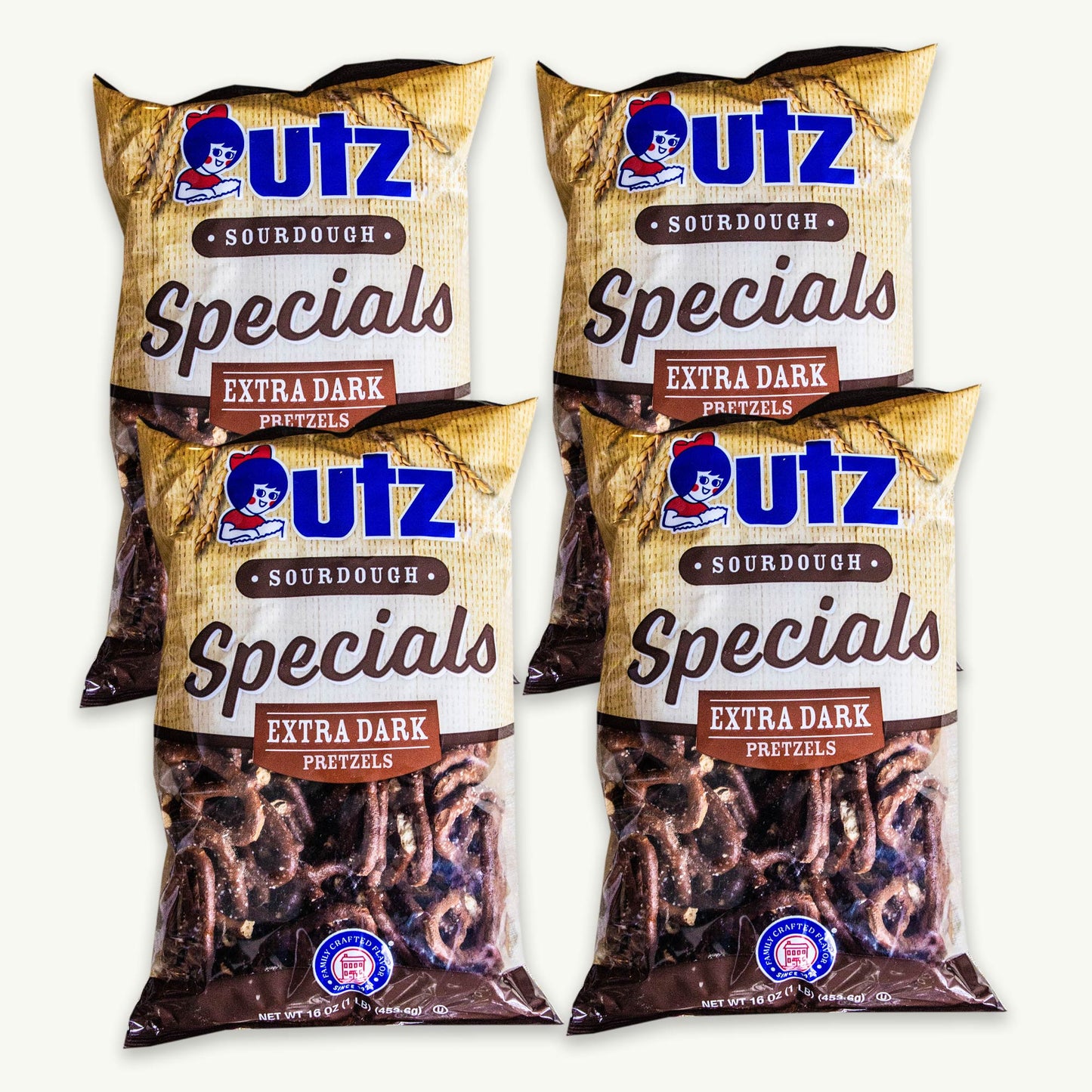 Utz Sourdough Specials Extra Dark Pretzels 16oz