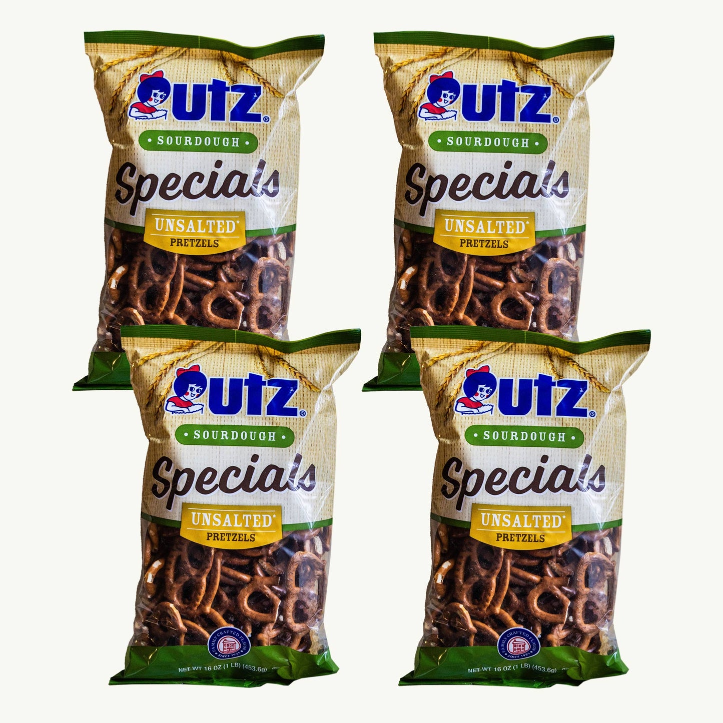 Utz Sourdough Specials Unsalted Pretzels 16oz