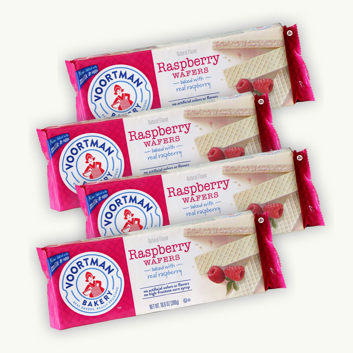 Voortman Raspberry Wafers 10.6oz