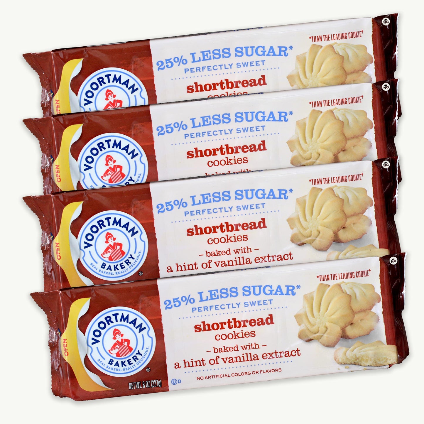 Voortman 25% Less Sugar Shortbread Cookies 8oz