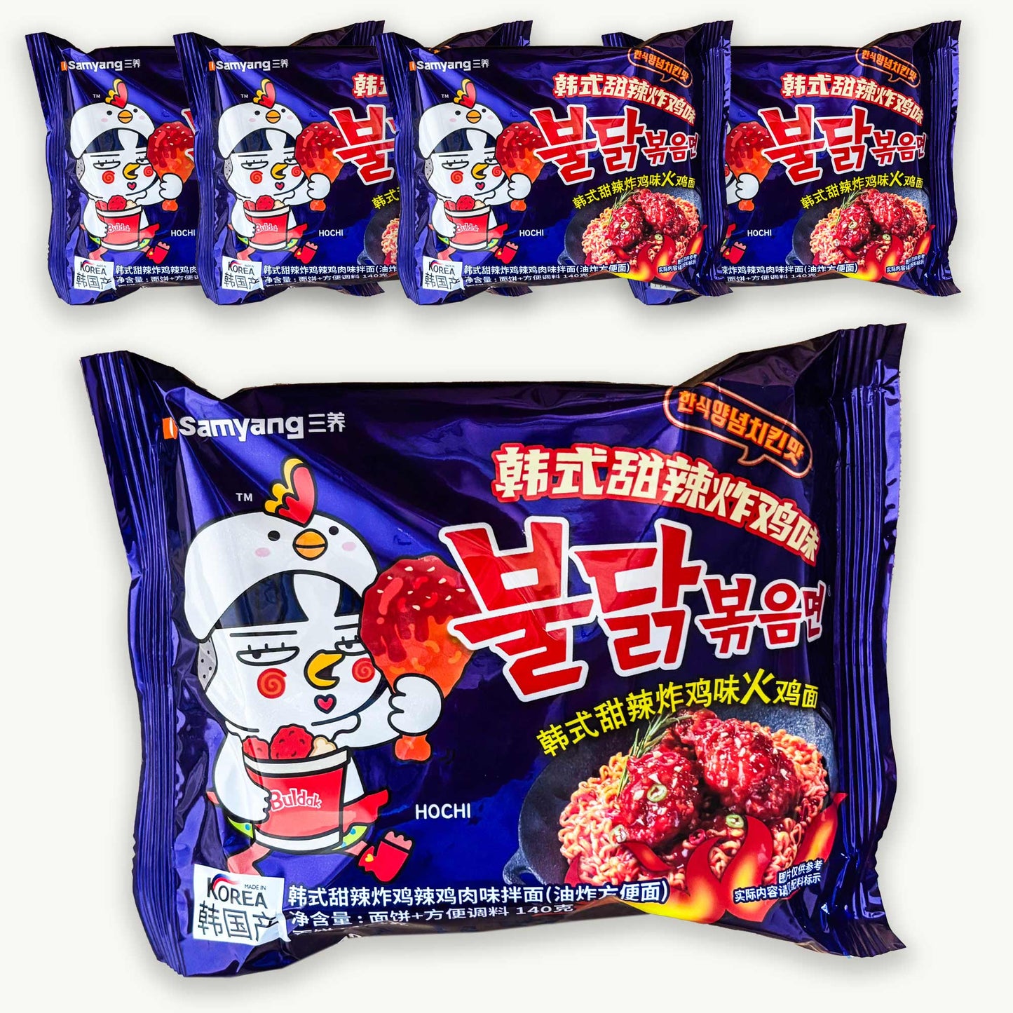 Samyang Buldak Sweet and Spicy Fried Chiken Ramen Noodles 140g