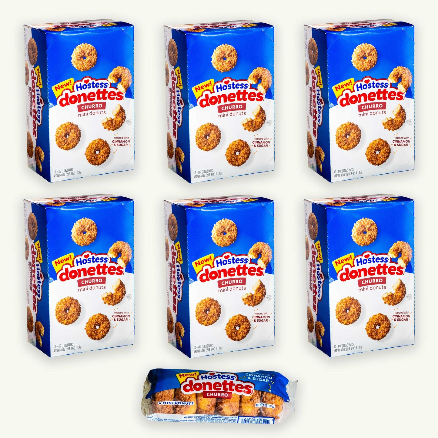 Hostess Churros Donettes Mini Donuts 4oz