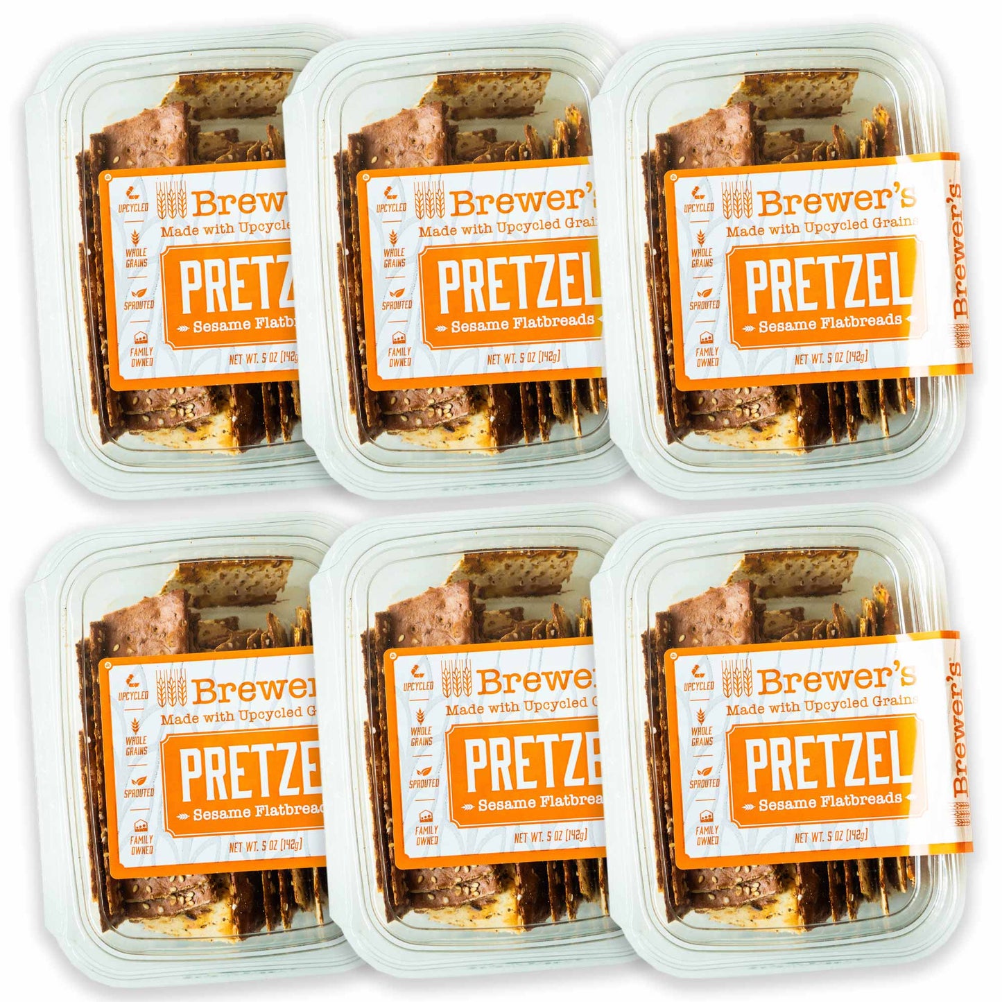 Brewer's Pretzel Sesame Flatbread Crackers 5oz