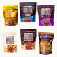 Brownie Brittle Variety Pack - Toffee Crunch, Chocolate Chip, M&M, Dark Chocolate Sea Salt, Blondies Chocolate Chip - Drizzilicious Salted Caramel 4oz - 6 Items