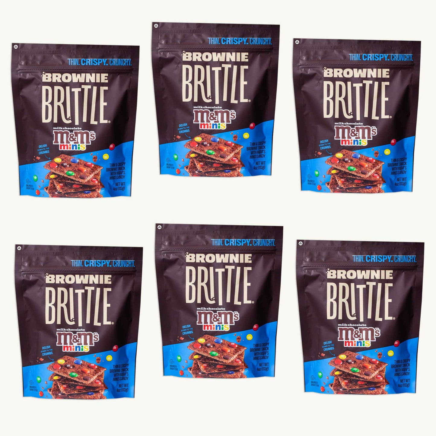 Brownie Brittle Milk Chocolate M&M Minis 4oz