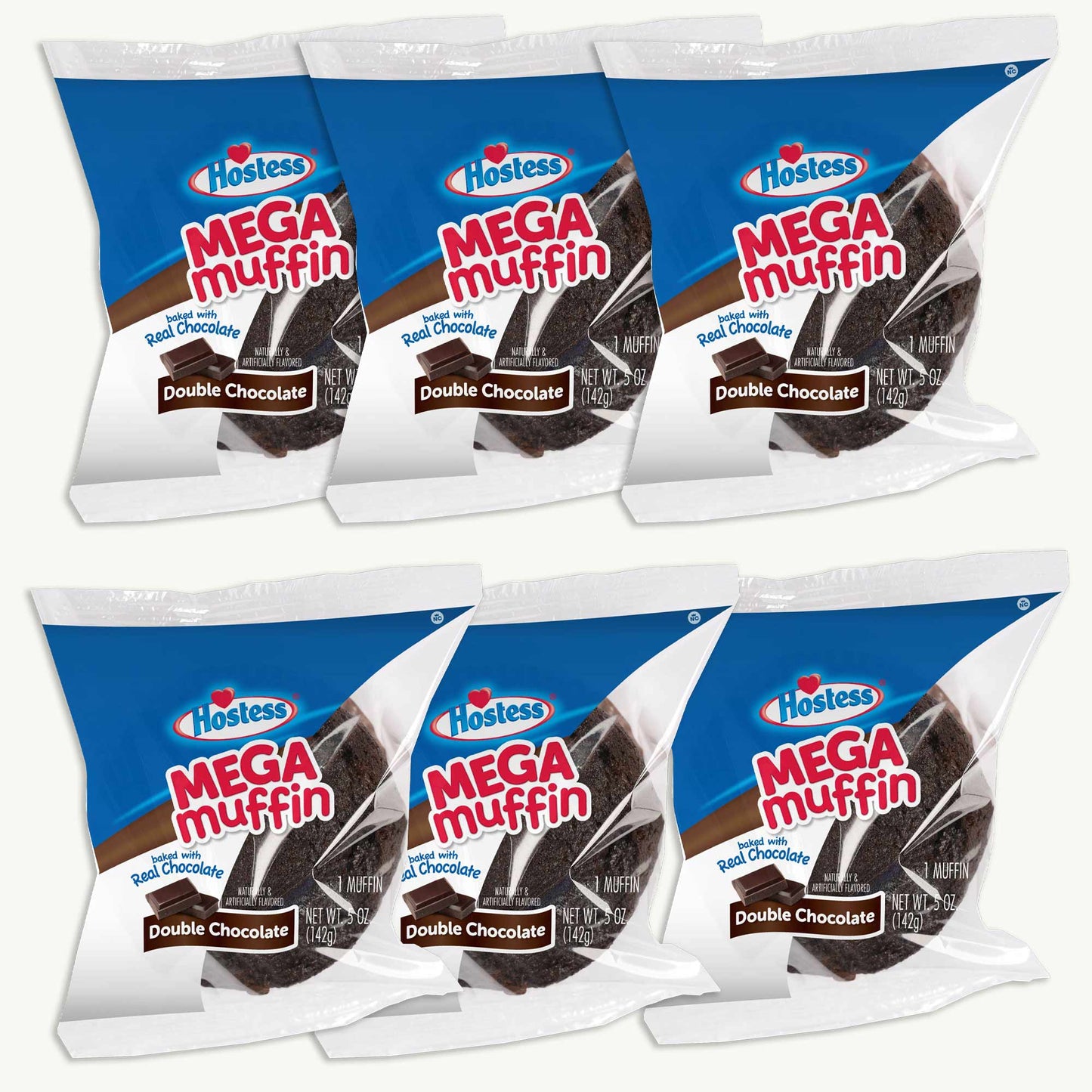 Hostess Double Chocolate Mega Muffin 5oz