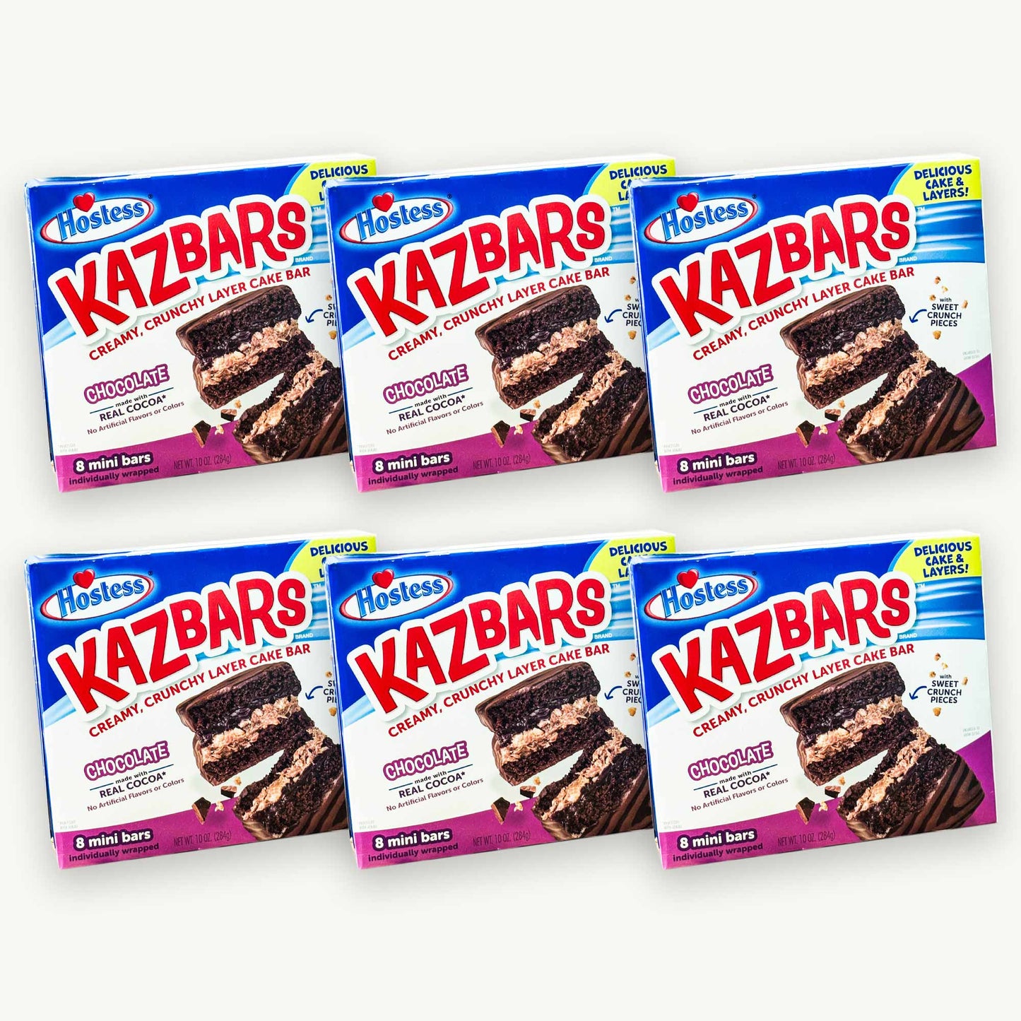 Hostess Kazbars Triple Chocolate 8ct 10oz