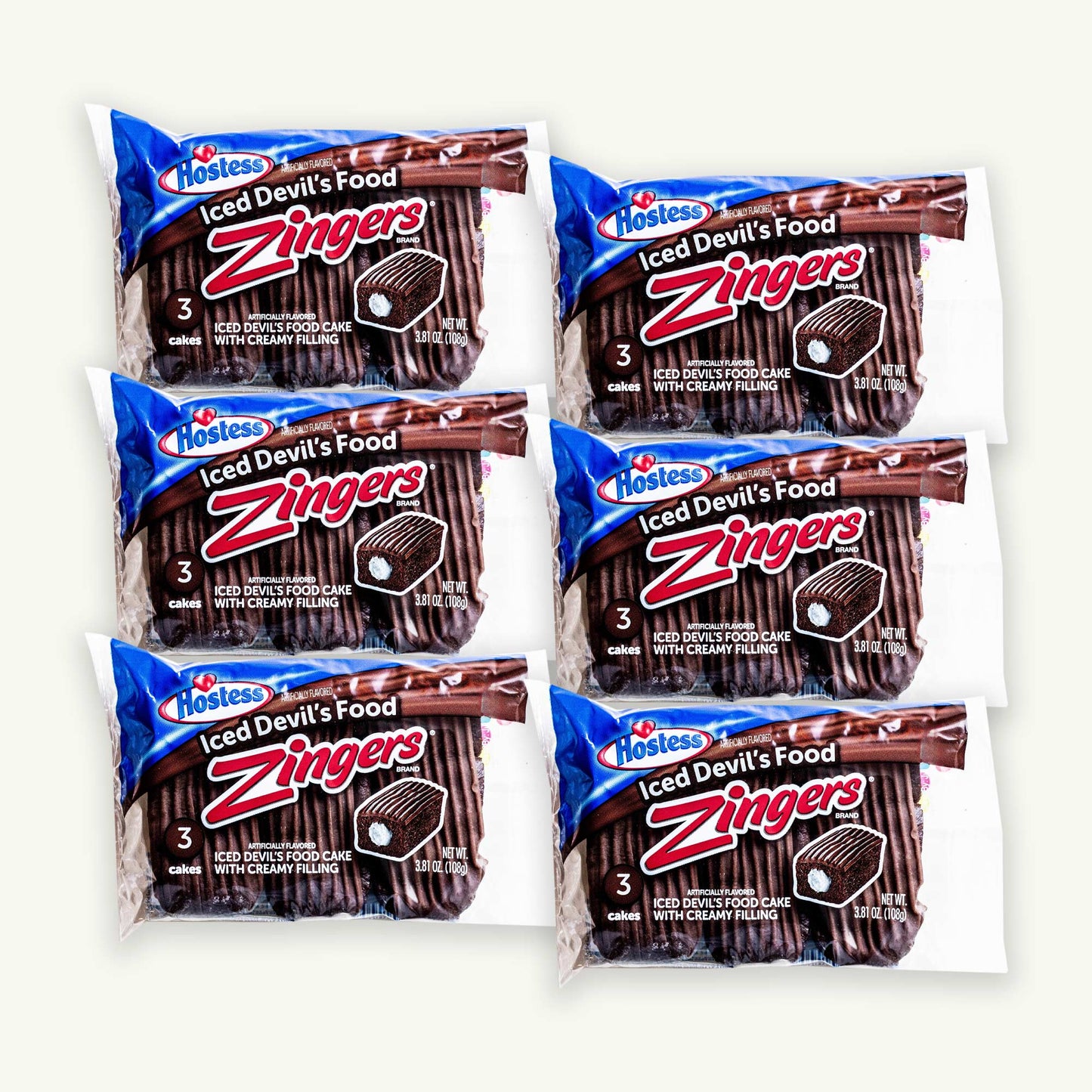 Hostess Chocolate Iced Devil's Food Zingers 3.81oz