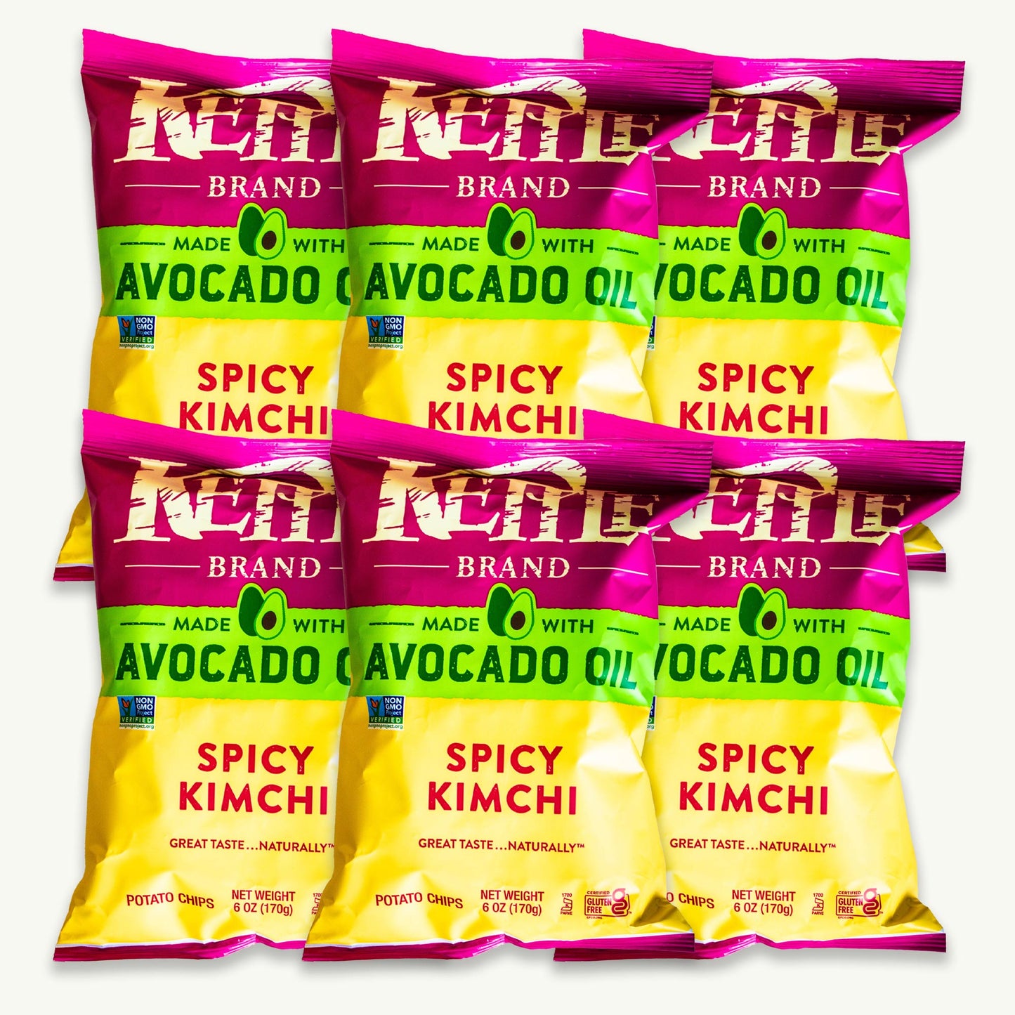 Kettle Brand Spicy Kimchi Potato Chips 6oz