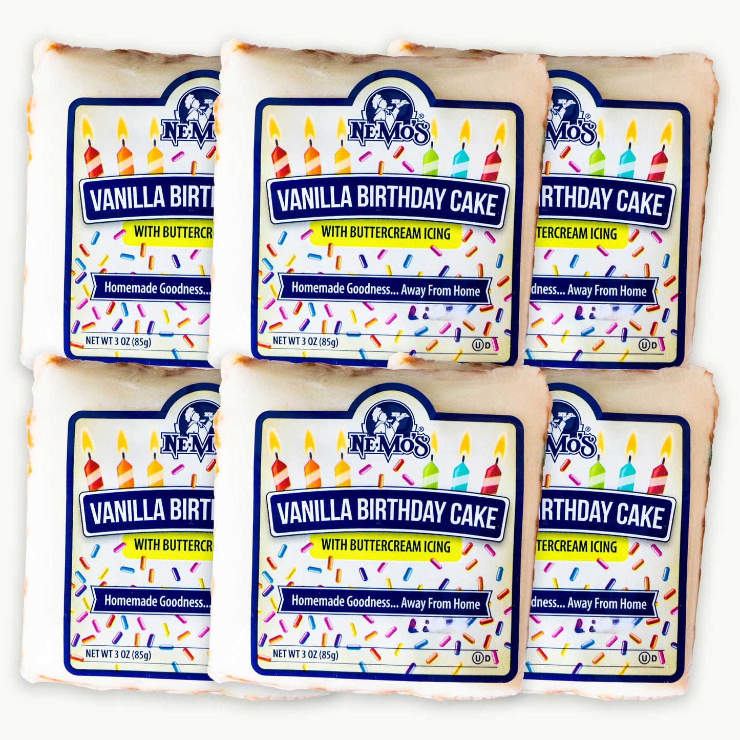 Nemo's Vanilla Birthday Cake 3oz